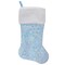 Northlight 19" LED Lighted Blue Iridescent Glittered Snowflake Christmas Stocking